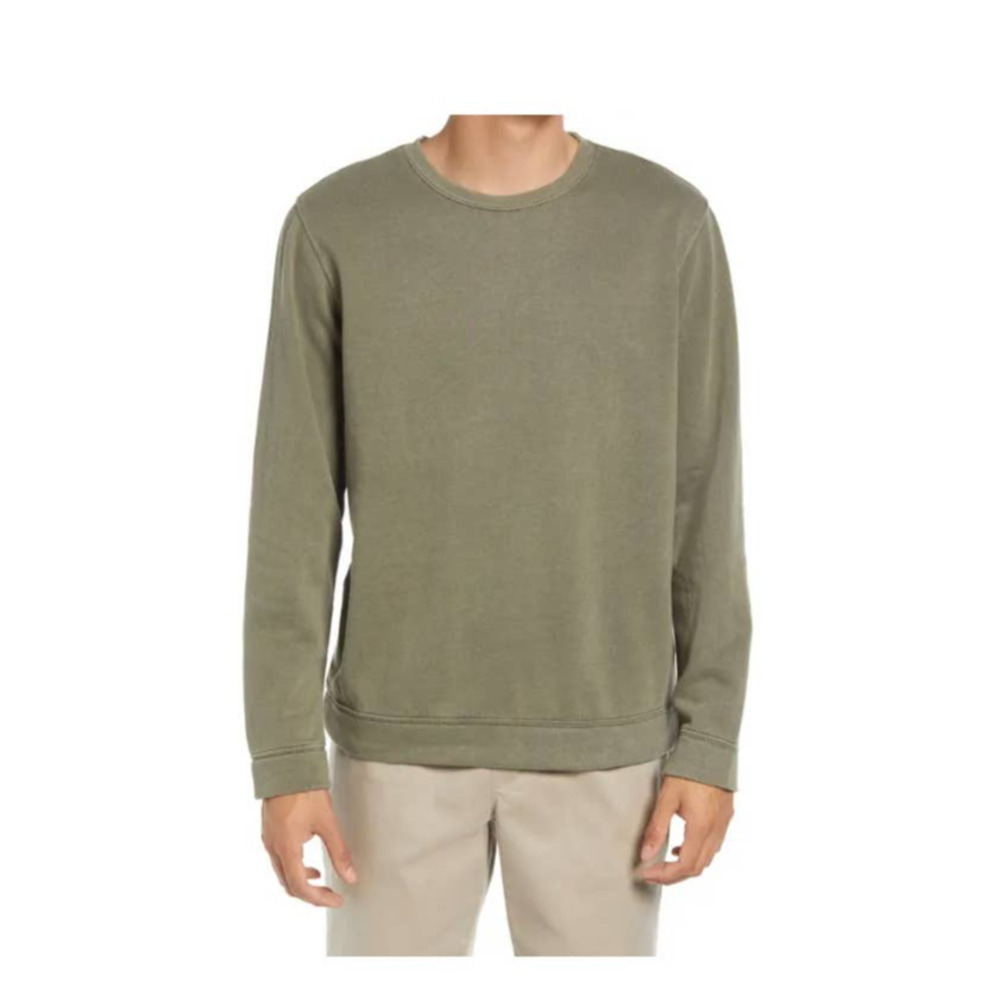 NEW Treasure & Bond Fleece Sweatshirt in Olive Night Men's Size Large